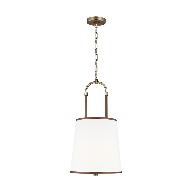Visual Comfort Studio - LP1031TWB - One Light Pendant - Katie - Time Worn Brass