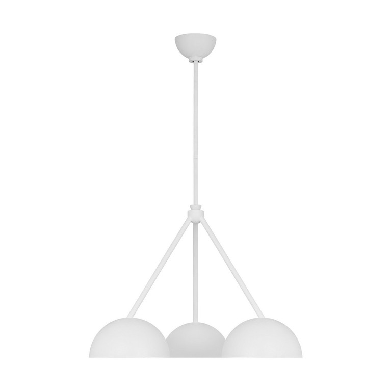 Visual Comfort Studio - LXC1043CPST - Three Light Chandelier - Beaunay - Cast Plaster