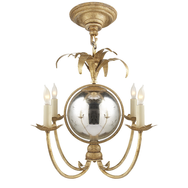 Visual Comfort Signature - CHC 5370GI - Four Light Chandelier - Gramercy - Gilded Iron
