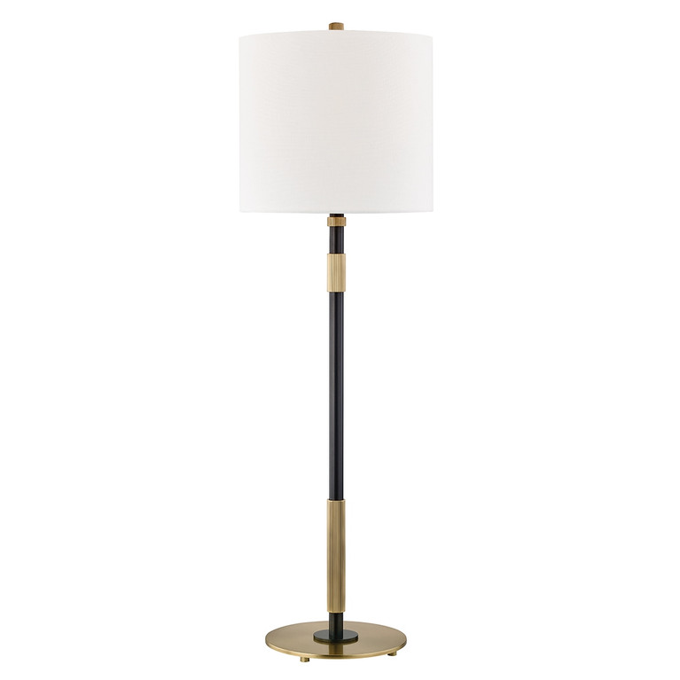 Hudson Valley - L3720-AOB - One Light Table Lamp - Bowery - Aged Brass/Old Bronze