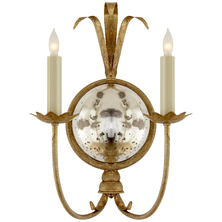 Visual Comfort Signature - CHD 4175GI - Two Light Wall Sconce - Gramercy - Gilded Iron