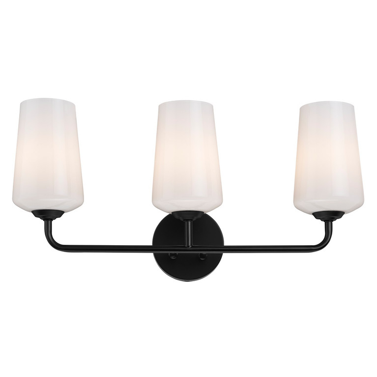 Progress Lighting - P300544-031 - Three Light Bath & Vanity - Celino - Black