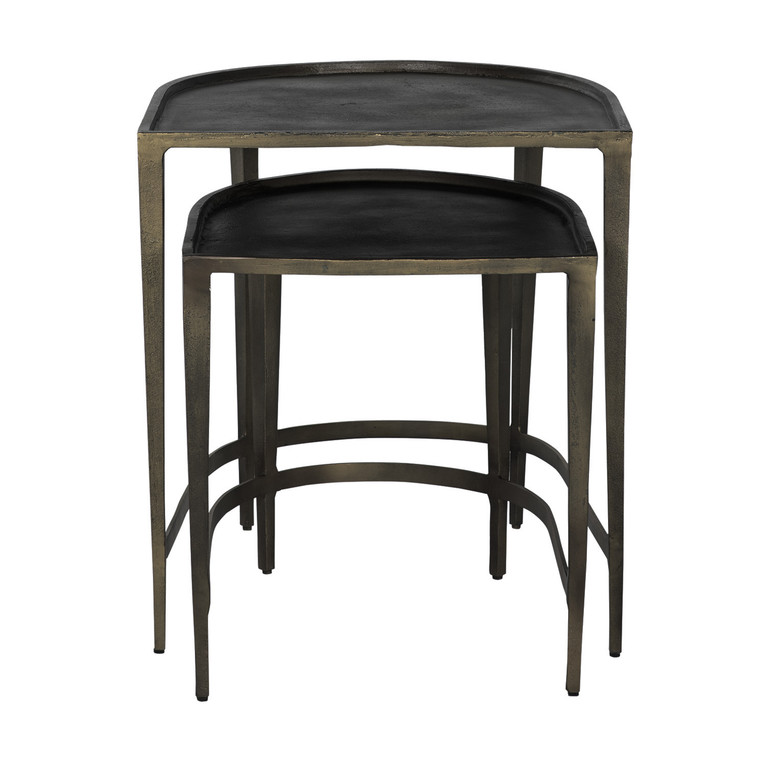 Gabby - SCH-175014 - Nesting Side Table - Dresden - Antique Dark Bronze
