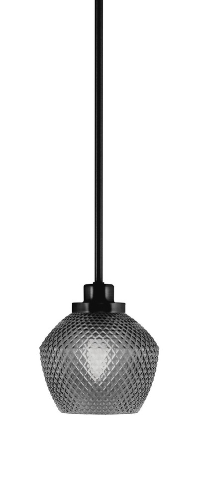 Toltec Lighting - 2601-MB-4622 - One Light Mini Pendant - Odyssey - Matte Black