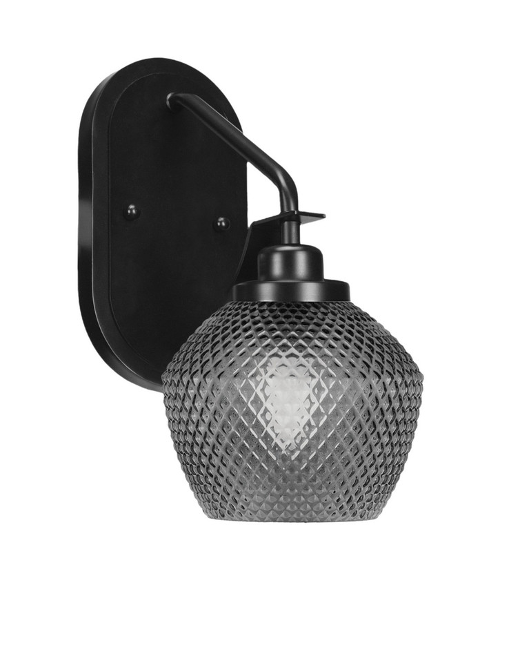 Toltec Lighting - 2611-MB-4622 - One Light Wall Sconce - Odyssey - Matte Black