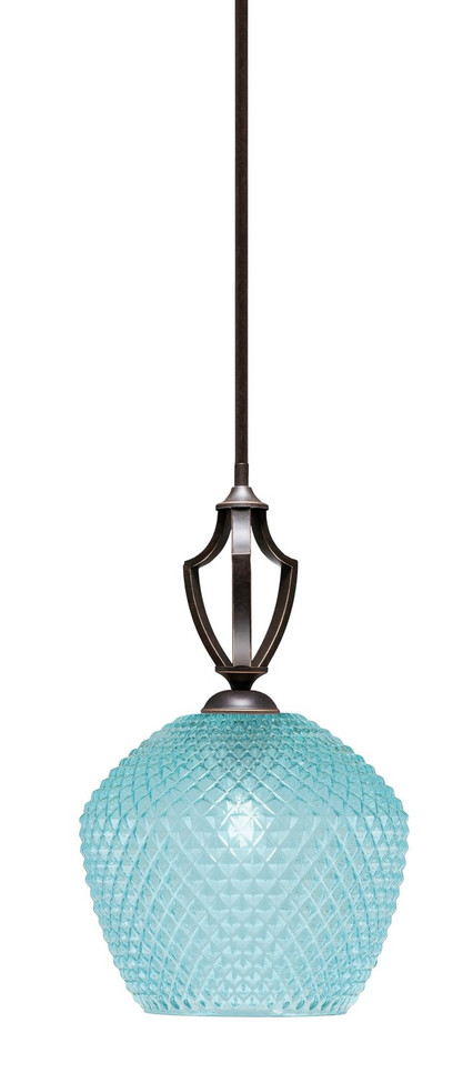 Toltec Lighting - 561-DG-4925 - One Light Mini Pendant - Zilo - Dark Granite