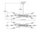 Xenia Ten Light Chandelier (66972/10)