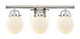 Innovations - 416-3W-PN-G201-6 - Three Light Bath Vanity - Downtown Urban - Polished Nickel