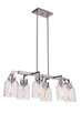 Foxwood Six Light Island Pendant (53676-BNK)