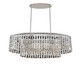 Allegri - 033260-014-FR001 - Six Light Island Pendant - Kasturi - Polished Silver