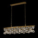 Allegri - 039561-062-FR001 - Eight Light Island Pendant - Triangulo - True Brass