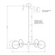 Monocle Six Light Chandelier (7120-05-42)