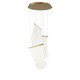 ET2 - E24874-133FG - LED Pendant - Rinkle - French Gold