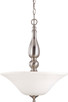 Nuvo Lighting - 60-1828 - Three Light Pendant - Dupont - Brushed Nickel