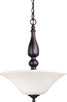 Nuvo Lighting - 60-1848 - Three Light Pendant - Dupont - Dark Chocolate Bronze