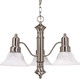 Nuvo Lighting - 60-190 - Three Light Chandelier - Gotham - Brushed Nickel