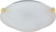 Nuvo Lighting - 60-274 - One Light Flush Mount - Tri Clip Polished Brass - Polished Brass