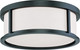 Nuvo Lighting - 60-2982 - Three Light Flush Mount - Odeon - Aged Bronze