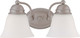 Nuvo Lighting - 60-3265 - Two Light Vanity - Empire - Brushed Nickel
