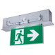 Satco - 67-540 - LED Exit Sign - Brushed Aluminum