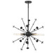 Meridian - M7027MBK - Five Light Pendant - Matte Black