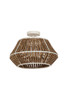 Gabby - SCH-170460 - Two Light Semi-Flush Mount - Gilmer - Plaster/Beige Washed Wood