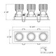 Amigo Three Light Downlight (31766-30-024)