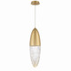 Eurofase - 43857-037 - One Light Pendant - Ecrou - Gold
