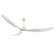 Millennium - 1087WLED-MWW-MWW - 72 Ceiling Fan - Wynleaf - Matte White