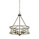 Millennium - 2174-AS - Four Light Chandelier - Lakewood - Antique Silver