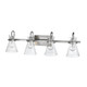 Millennium - 2334-BN - Four Light Vanity - Layton - Brushed Nickel