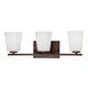 Millennium - 293-RBZ - Three Light Vanity - Rubbed Bronze