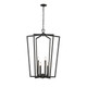 Millennium - 4526-MB - Six Light Chandelier - Lizabeth - Matte Black