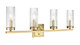 Millennium - 46004-VB - Four Light Vanity - Iversen - Vintage Brass