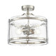 Millennium - 47002-PN - Two Light Semi-Flush Mount - Bennetti - Polished Nickel