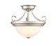 Millennium - 4771-SN - Two Light Semi-Flush Mount - Satin Nickel