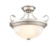 Two Light Semi-Flush Mount (4773-SN)