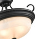 Three Light Semi-Flush Mount (4775-MB)