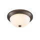 Millennium - 4903-RBZ - Two Light Flushmount - Kipson - Rubbed Bronze