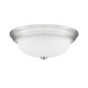 Kipson Three Light Flushmount (4905-BN)