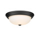 Millennium - 4905-MB - Three Light Flushmount - Kipson - Matte Black