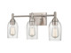 Millennium - 4993-BN - Three Light Vanity - Arlett - Brushed Nickel