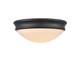 Millennium - 5221-MB - One Light Flushmount - Baumann - Matte Black