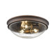 Millennium - 5229-RBZ - Three Light Flushmount - Belforge - Rubbed Bronze