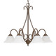 Millennium - 796-BZ - Six Light Chandelier - Bronze