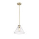Millennium - 8141-MG - One Light Pendant - Aliza - Modern Gold