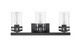 Millennium - 91023-MB - Three Light Vanity - Lunden - Matte Black