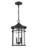Millennium - 91342-TBK - Two Light Outdoor Hanging Lantern - Namath - Textured Black