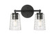 Millennium - 9232-MB - Two Light Vanity - Ashli - Matte Black