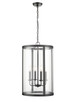 Millennium - 94004-MB - Four Light Pendant - Aydenn - Matte Black
